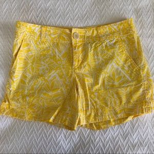 Lilly Pulitzer Callahan shorts in yellow